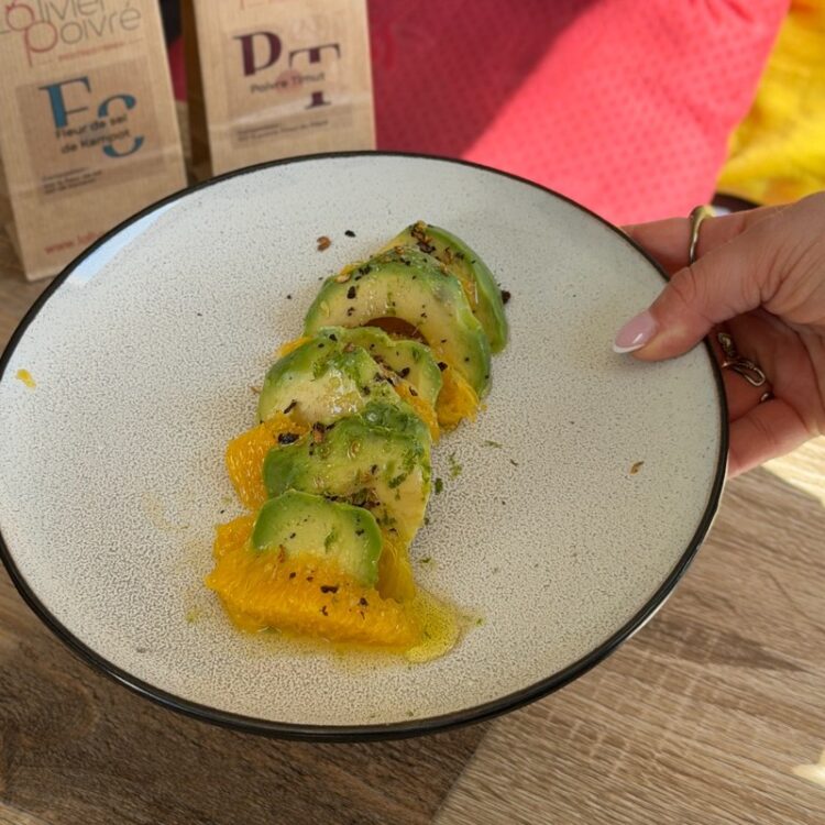 salade avocat orange timut